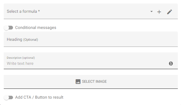 Build a Formula For Web Calculators