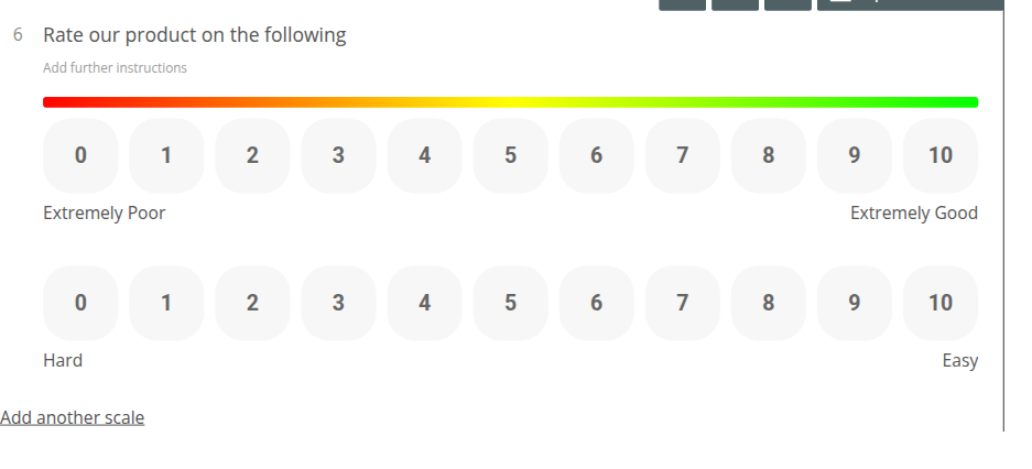 Multi-Factor Scale Question
