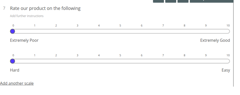 Multi-Factor Slider Question