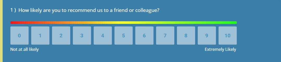 Net Promoter Score Question