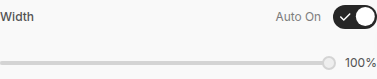 Image Width toggle