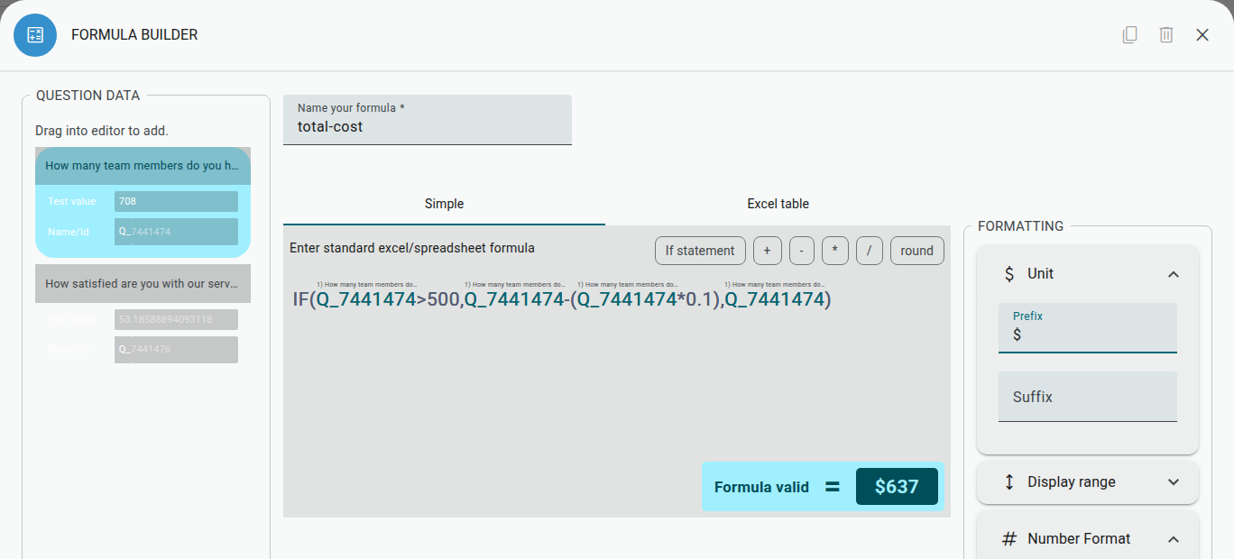 Create IF Statements In Web Calculators